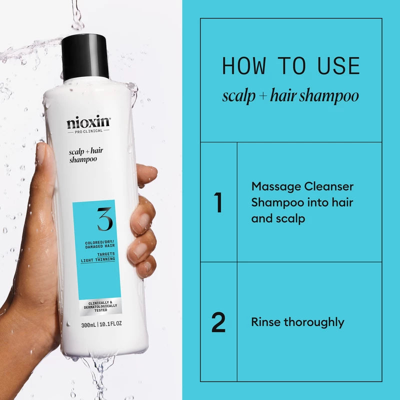 Nioxin System 3 Cleanser 300ml